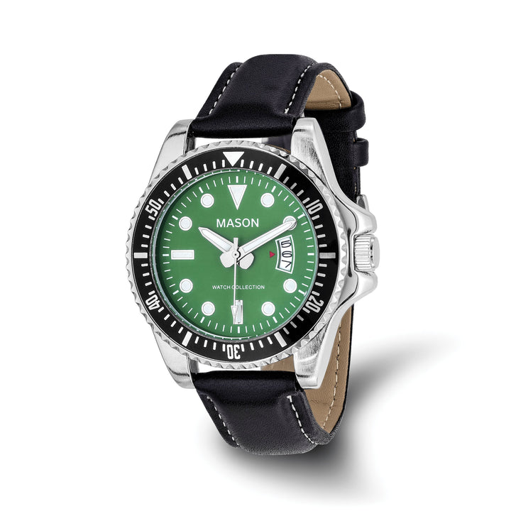 Mason Sales Men's Quartz Leather Band Watch