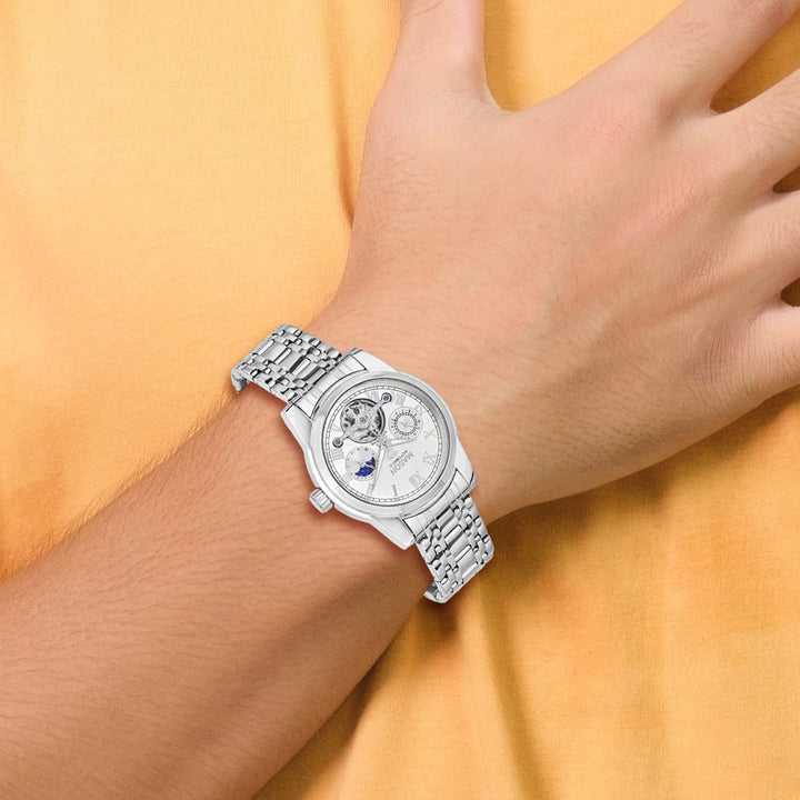 Mason Sales Men's Skeleton Automatic 40 mm Watch