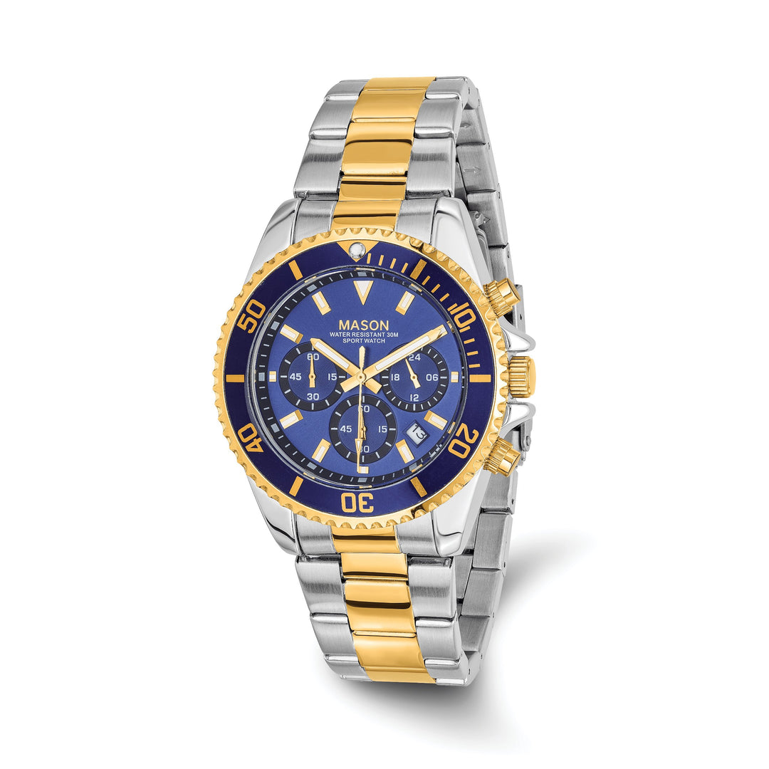 Mason Sales Men's Two-Tone Chronograph Quartz Watch