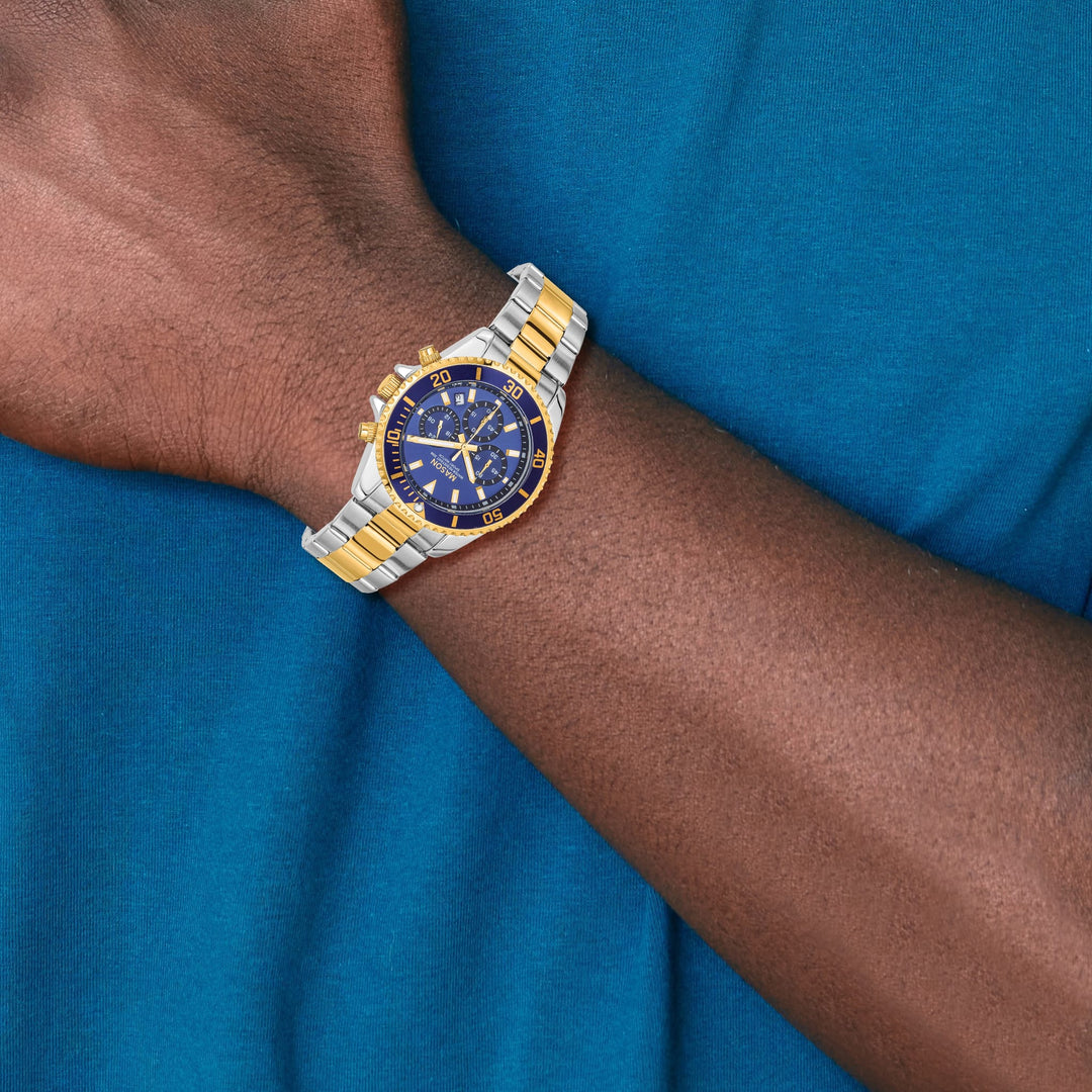 Mason Sales Men's Two-Tone Chronograph Quartz Watch