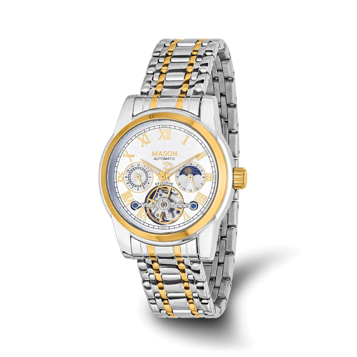 Mason Sales Men's Two-Tone Skeleton Automatic Watch