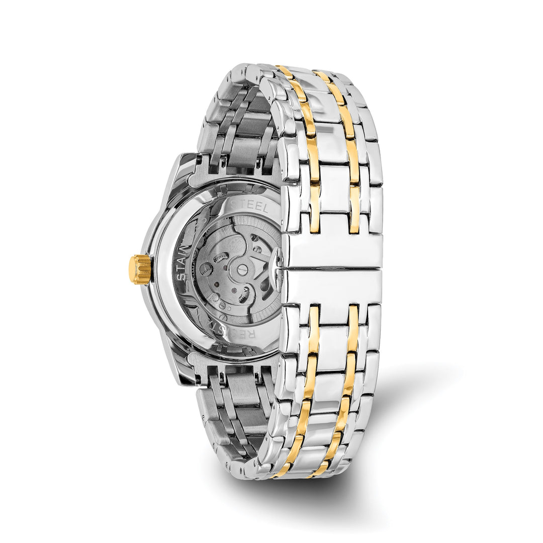 Mason Sales Men's Two-Tone Skeleton Automatic Watch