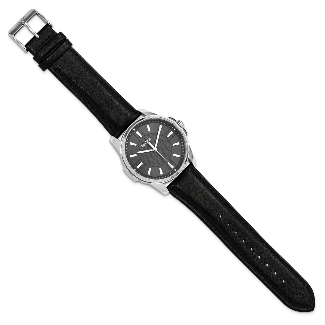 Mason Sales Quartz Leather Band Watch