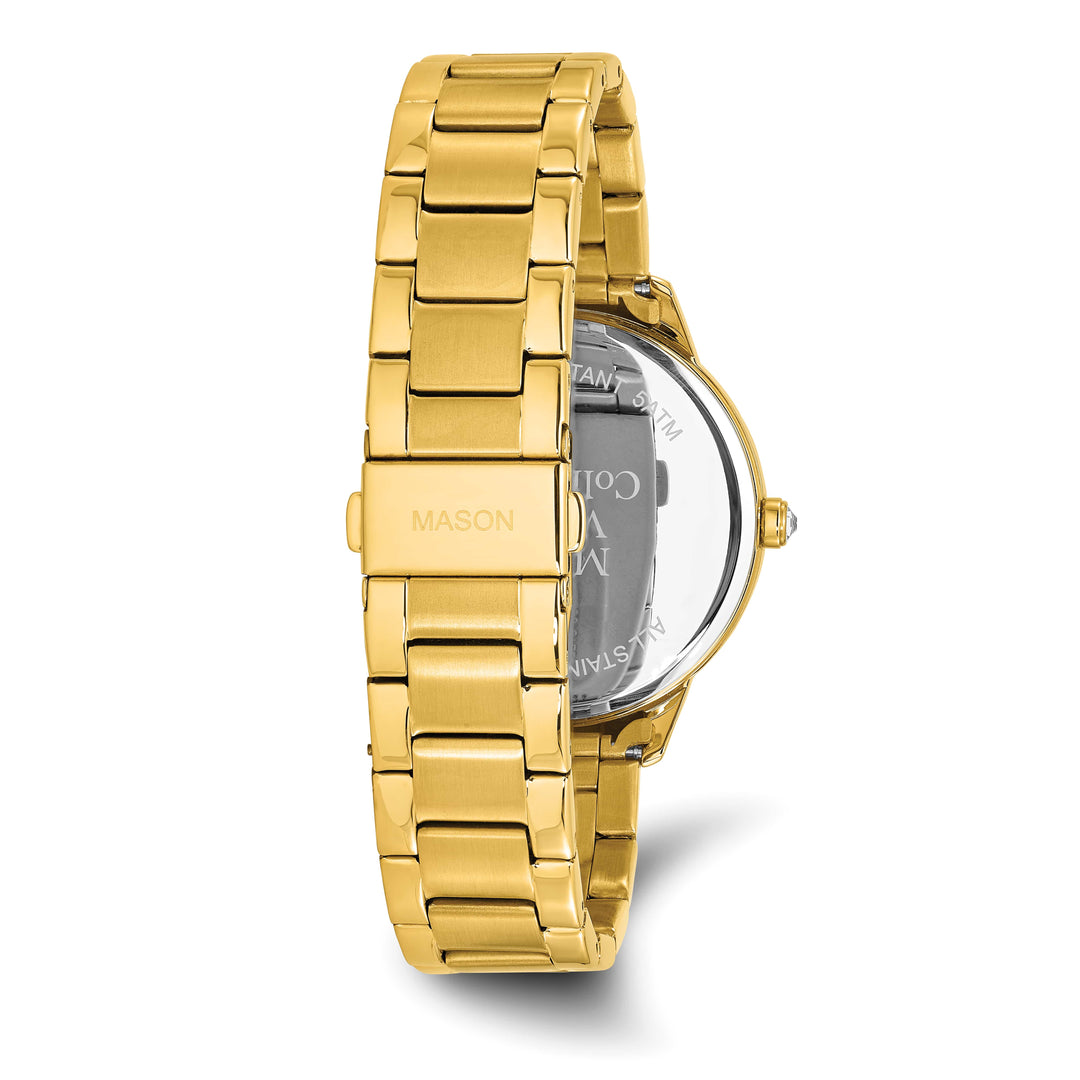Mason Sales Yellow IP Quartz Watch