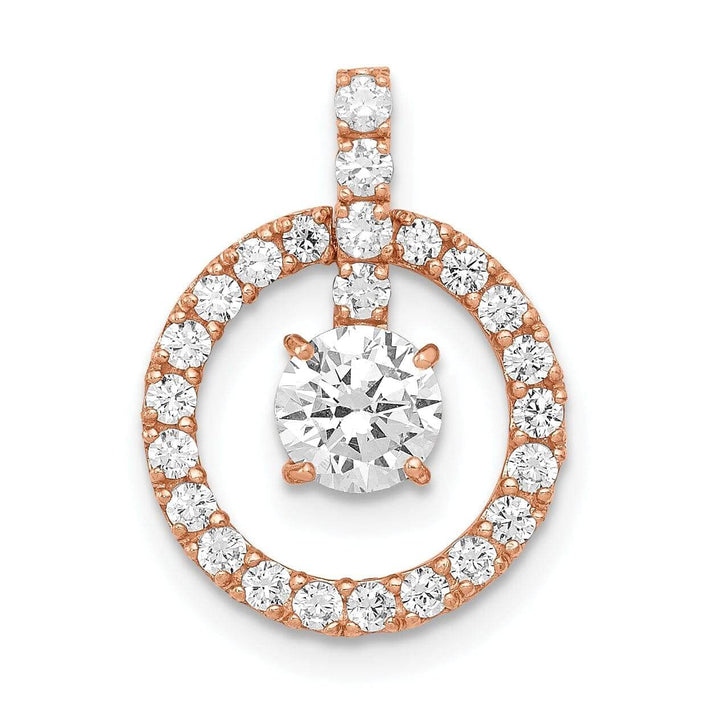 Lovely Rita's Pendants & Charms 10K Rose Gold Tiara Collection C.Z Pendant
