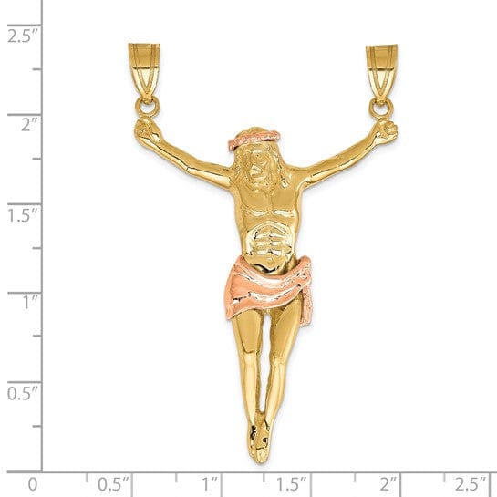 Lovely Rita's Pendants & Charms 14k Two tone Gold Corpus Pendant