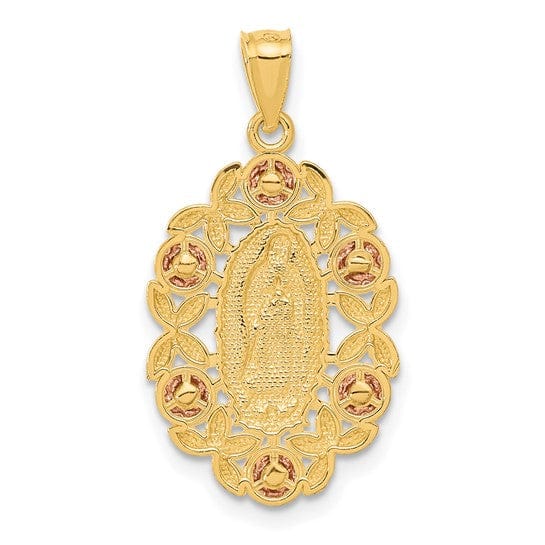 Lovely Rita's Pendants & Charms 14k Two Tone Gold Guadalupe Pendant