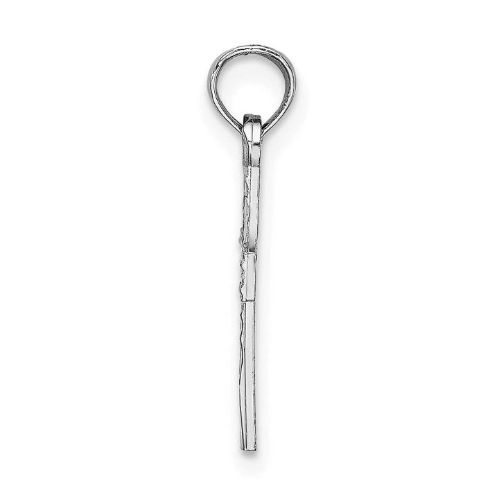Lovely Rita's Pendants & Charms 14K White Gold Classic Cut-out D.C Latin Cross Pendant