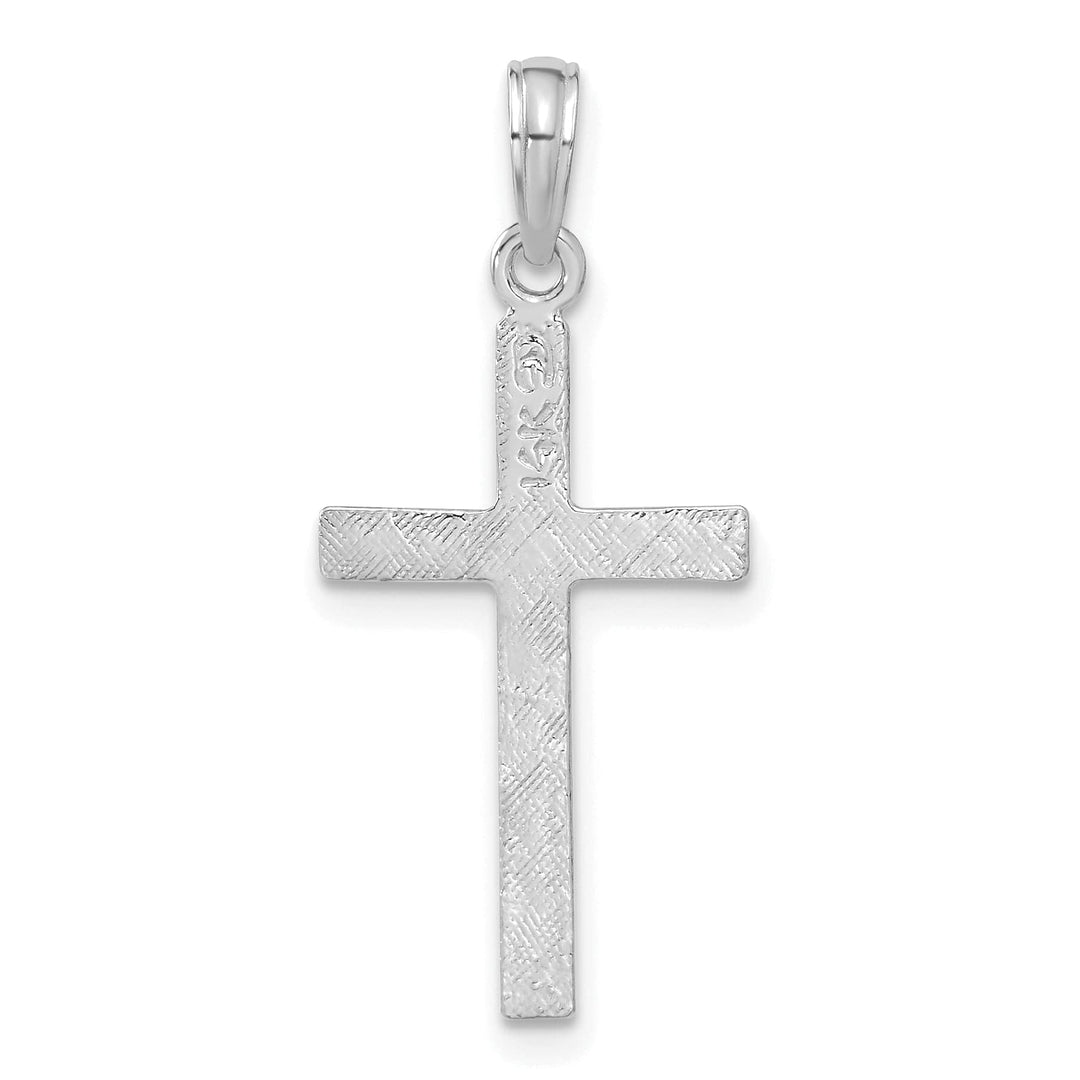 Lovely Rita's Pendants & Charms 14K White Gold Classic Latin Cross Pendant