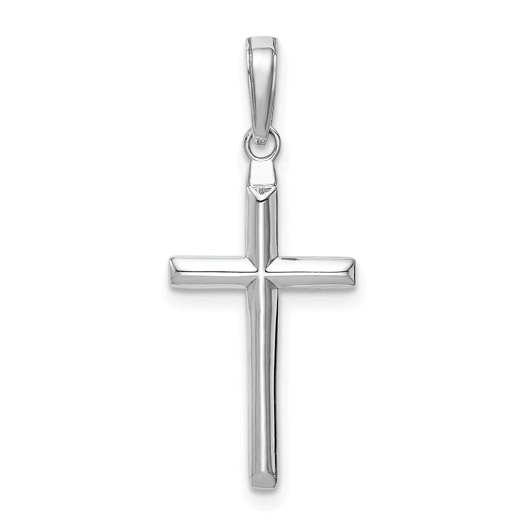 Lovely Rita's Pendants & Charms 14K White Gold Classic Reversible Latin Cross Pendant