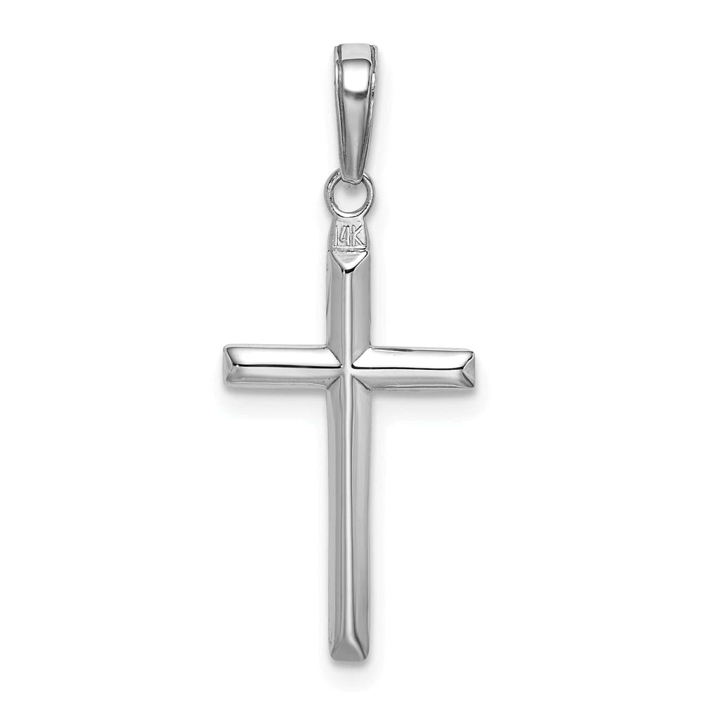 Lovely Rita's Pendants & Charms 14K White Gold Classic Reversible Latin Cross Pendant