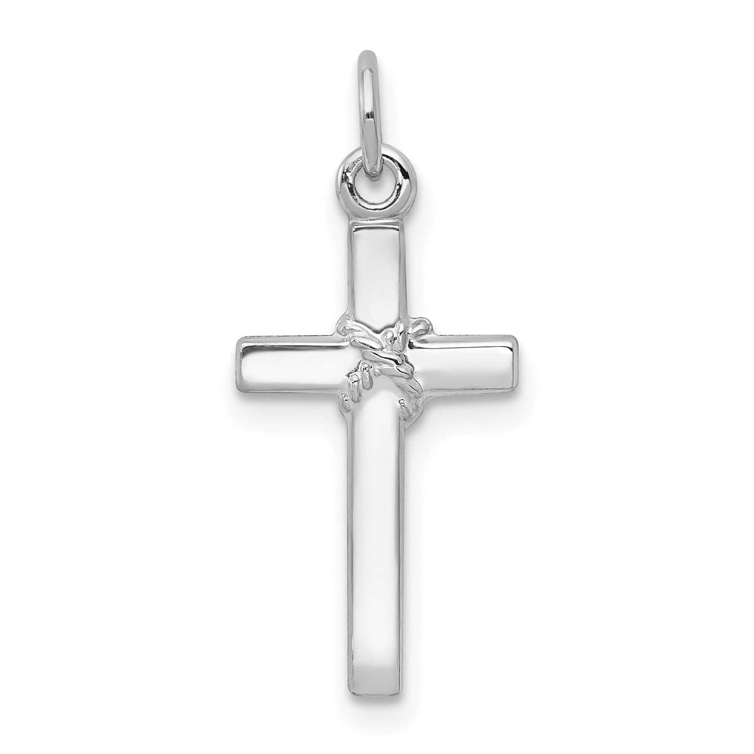 Lovely Rita's Pendants & Charms 14K White Gold Elegant Latin Cross Pendant
