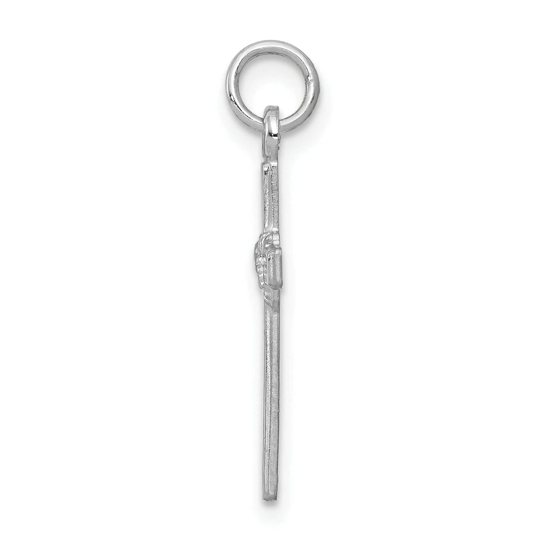 Lovely Rita's Pendants & Charms 14K White Gold Elegant Latin Cross Pendant