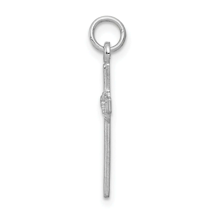 Lovely Rita's Pendants & Charms 14K White Gold Elegant Latin Cross Pendant
