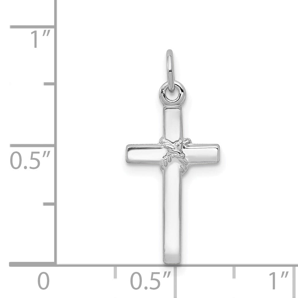 Lovely Rita's Pendants & Charms 14K White Gold Elegant Latin Cross Pendant