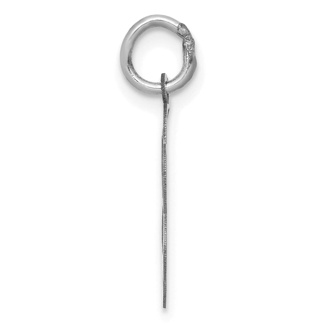 Lovely Rita's Pendants & Charms 14k White Gold GRADUATION DAY Scalloped Edge Pendant