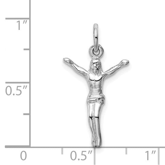 Lovely Rita's Pendants & Charms 14k White Gold Jesus Charm Pendant