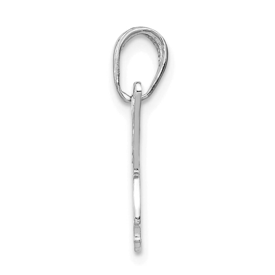 Lovely Rita's Pendants & Charms 14k White Gold Polished Butterfly Cut Out Wing Design Pendant