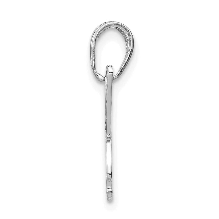 Lovely Rita's Pendants & Charms 14k White Gold Polished Butterfly Cut Out Wing Design Pendant