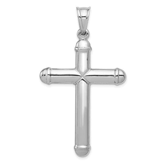 Lovely Rita's Pendants & Charms 14k White Gold Reversible Crucifix Cross Pendant