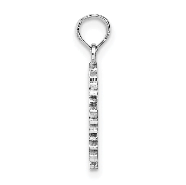 Lovely Rita's Pendants & Charms 14k White Gold Snowflake Design Pendant