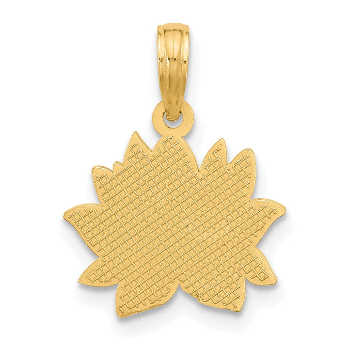 Lovely Rita's Pendants & Charms 14K Yelllow Gold Polished Finish Flower Design Pendant
