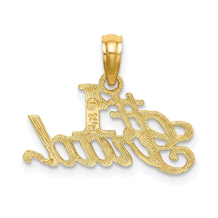 Lovely Rita's Pendants & Charms 14k Yellow Gold #1 GRAD Charm Pendant
