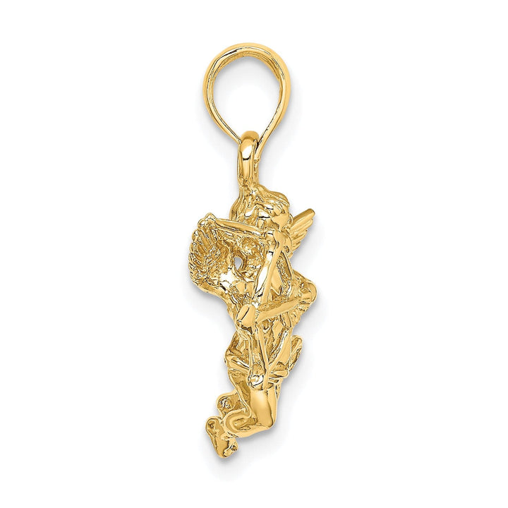 Lovely Rita's Pendants & Charms 14k  Yellow Gold Cupid with Bow and Arrow Charm Pendant