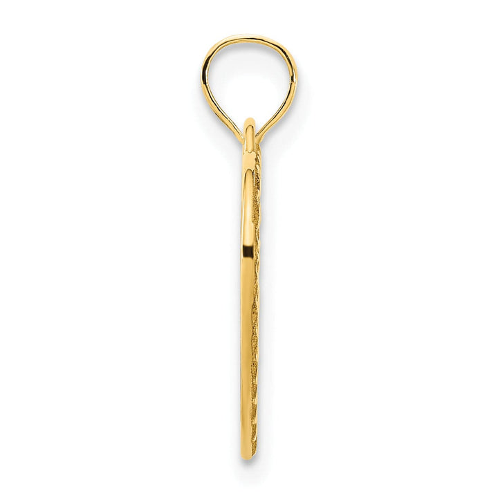 Lovely Rita's Pendants & Charms 14k Yellow Gold Fancy Design Filigree Heart Pendant