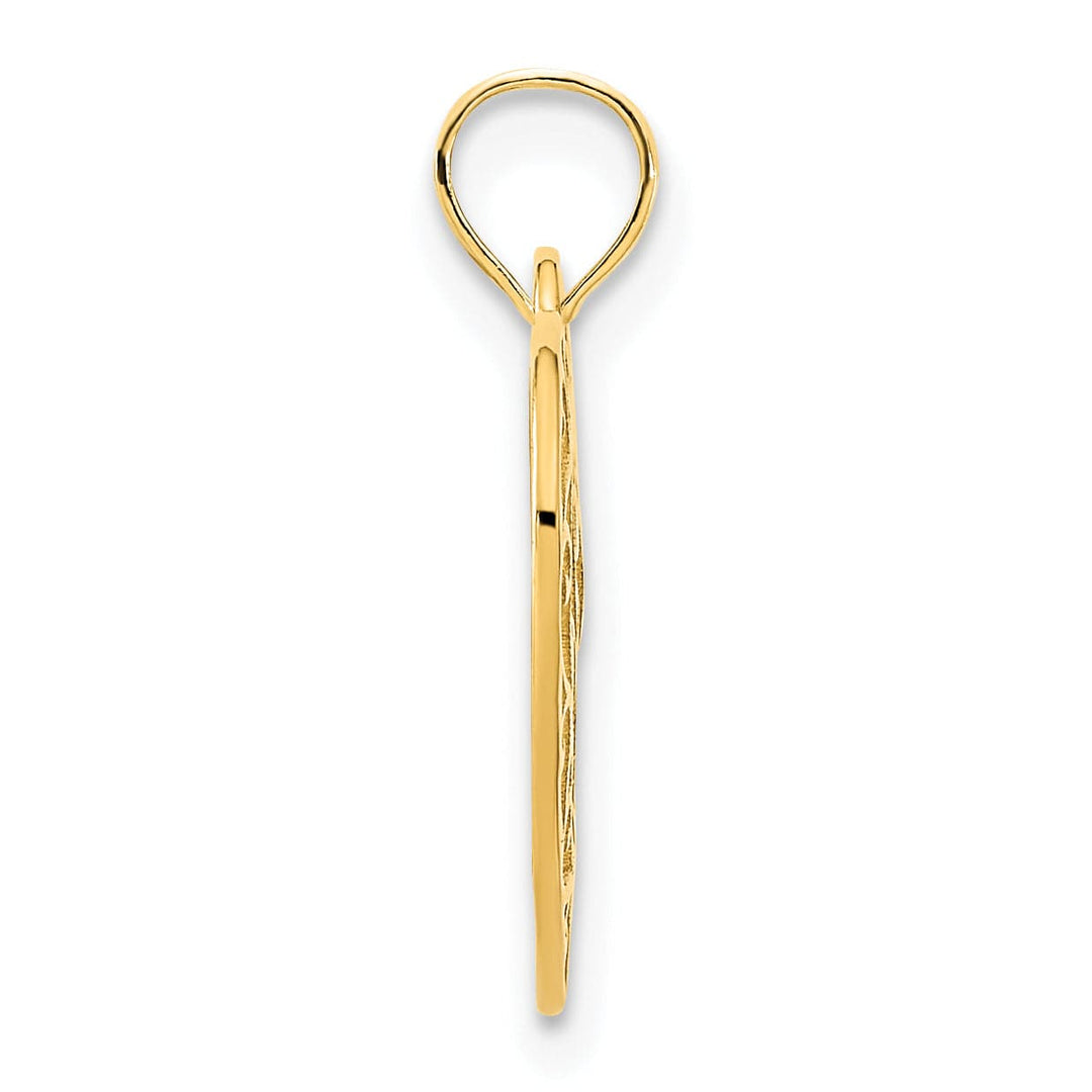 Lovely Rita's Pendants & Charms 14k Yellow Gold Fancy Heart Filigree Pendant