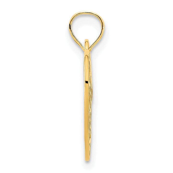 Lovely Rita's Pendants & Charms 14k Yellow Gold Fancy Heart Filigree Pendant