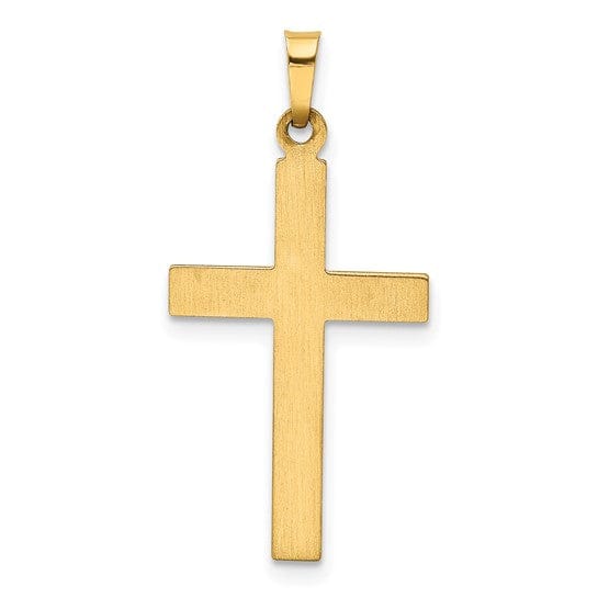 Lovely Rita's Pendants & Charms 14k Yellow Gold Hollow Cross Pendant