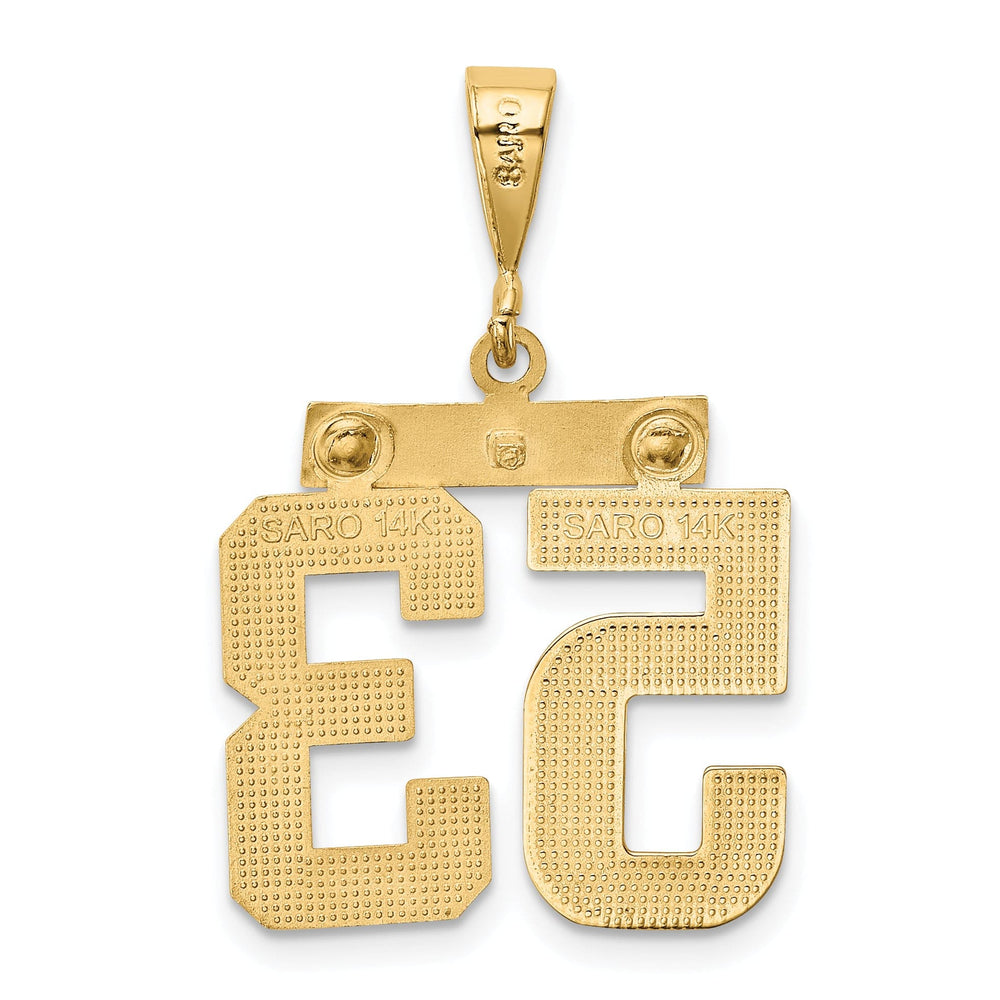 Lovely Rita's Pendants & Charms 14k Yellow Gold Medium Polished Number 53 Charm
