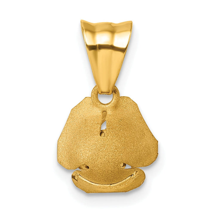 Lovely Rita's Pendants & Charms 14k Yellow Gold Open Rose Flower Design Pendant