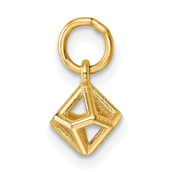 Lovely Rita's Pendants & Charms 14K Yellow Gold Polished Dodecahedron Shape Pendant