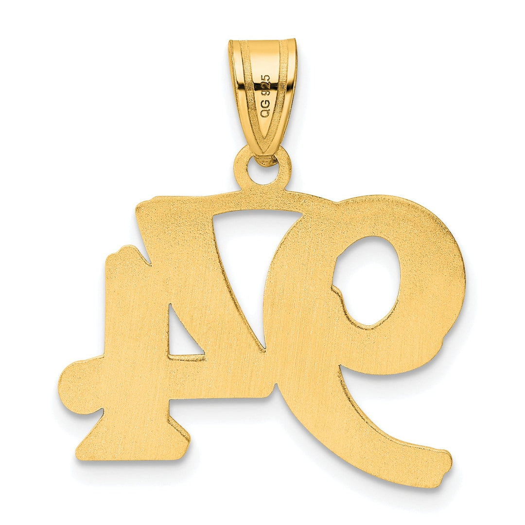 Lovely Rita's Pendants & Charms 14k Yellow Gold Polished Etched Number 94 Pendant