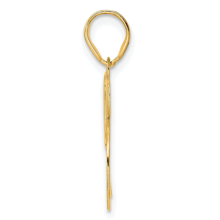 Lovely Rita's Pendants & Charms 14k Yellow Gold Polished Etched Number 95 Pendant