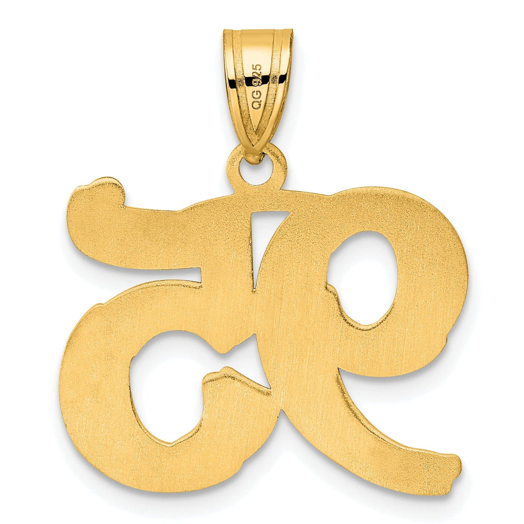 Lovely Rita's Pendants & Charms 14k Yellow Gold Polished Etched Number 95 Pendant