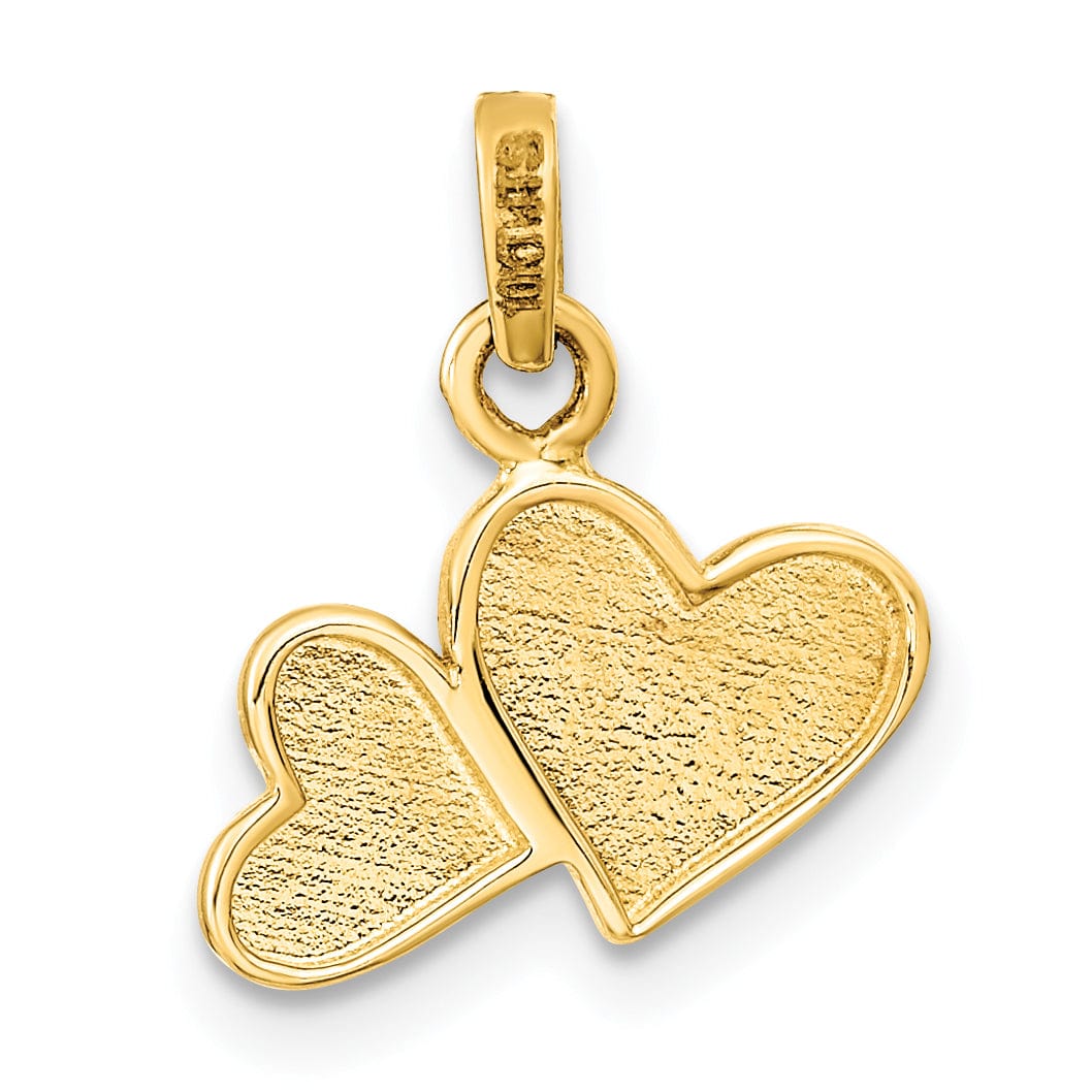 Lovely Rita's Pendants & Charms 14k Yellow Gold Polished Heart Design Pendant