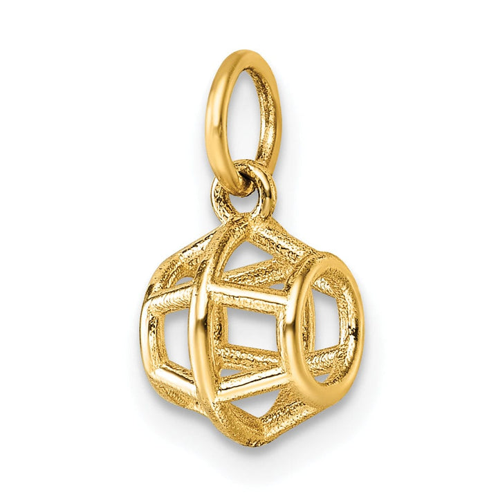 Lovely Rita's Pendants & Charms 14K Yellow Gold Polished Pentagonal Shape Pendant