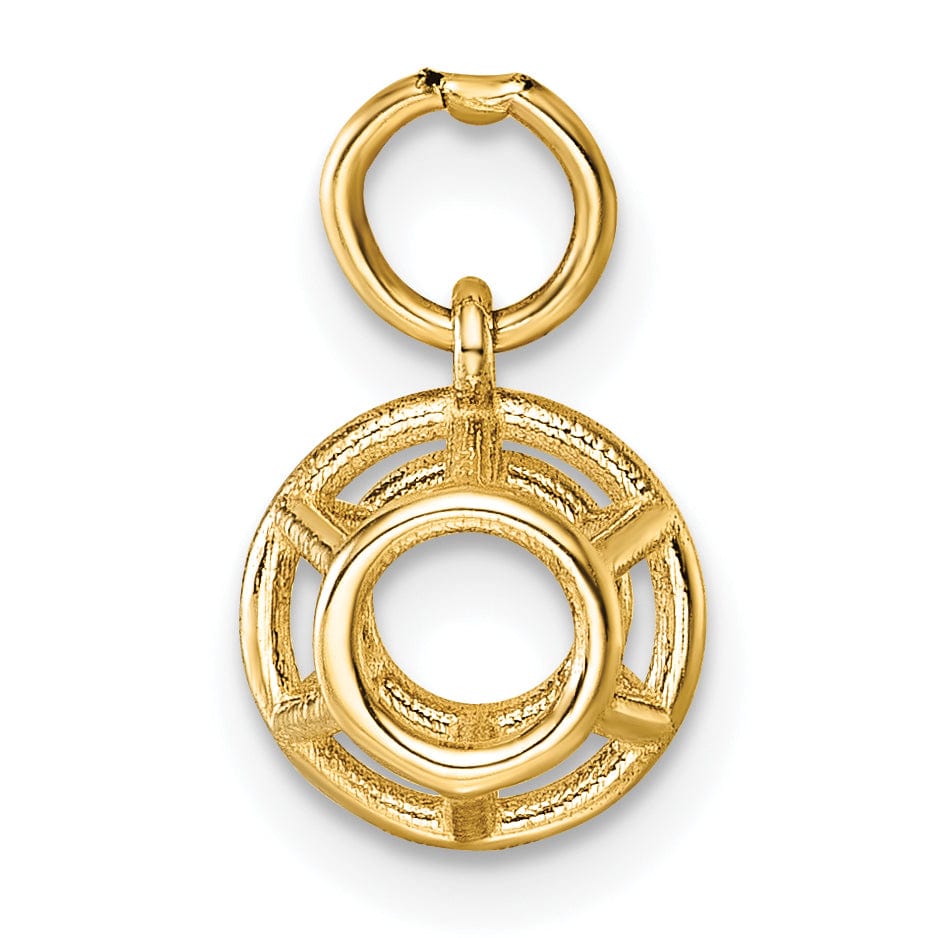 Lovely Rita's Pendants & Charms 14K Yellow Gold Polished Pentagonal Shape Pendant