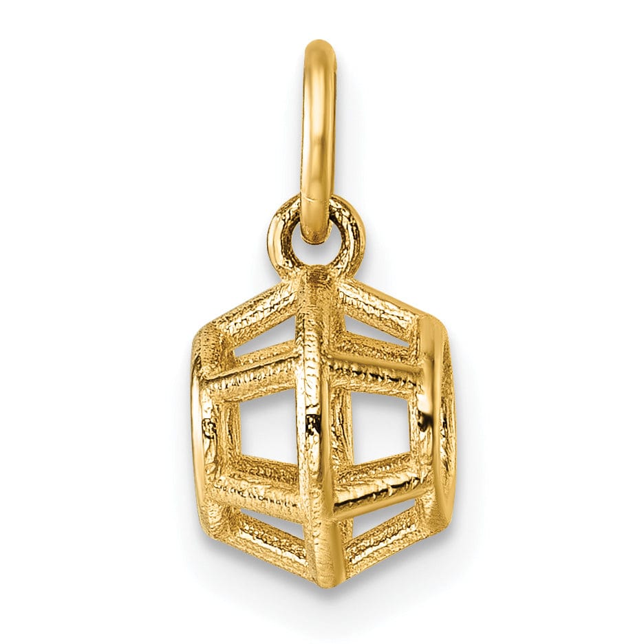 Lovely Rita's Pendants & Charms 14K Yellow Gold Polished Pentagonal Shape Pendant