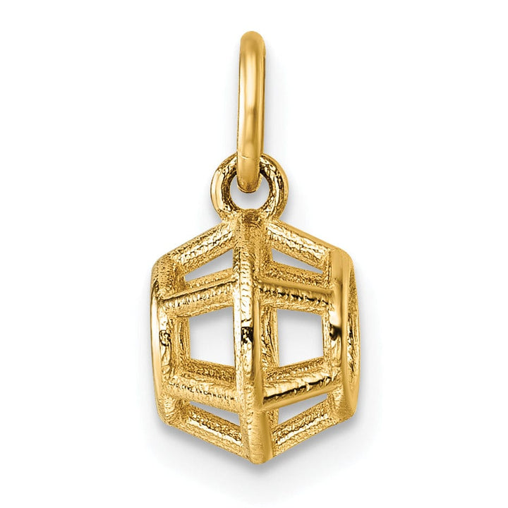 Lovely Rita's Pendants & Charms 14K Yellow Gold Polished Pentagonal Shape Pendant