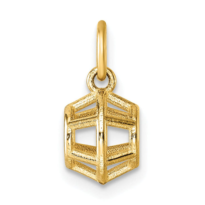 Lovely Rita's Pendants & Charms 14K Yellow Gold Polished Pentagonal Shape Pendant
