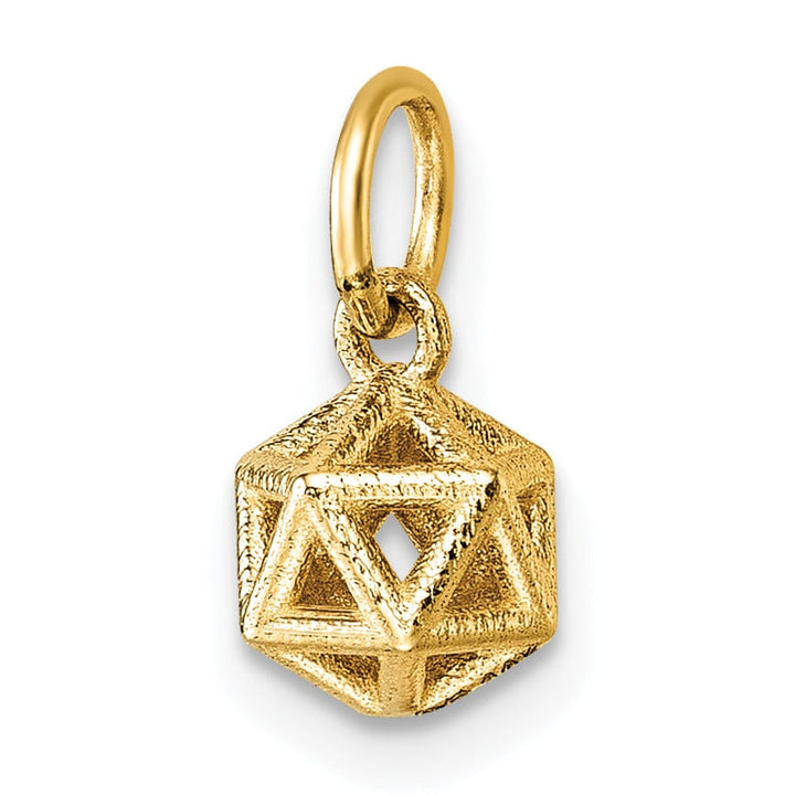 Lovely Rita's Pendants & Charms 14K Yellow Gold Polished Podium Shape Pendant