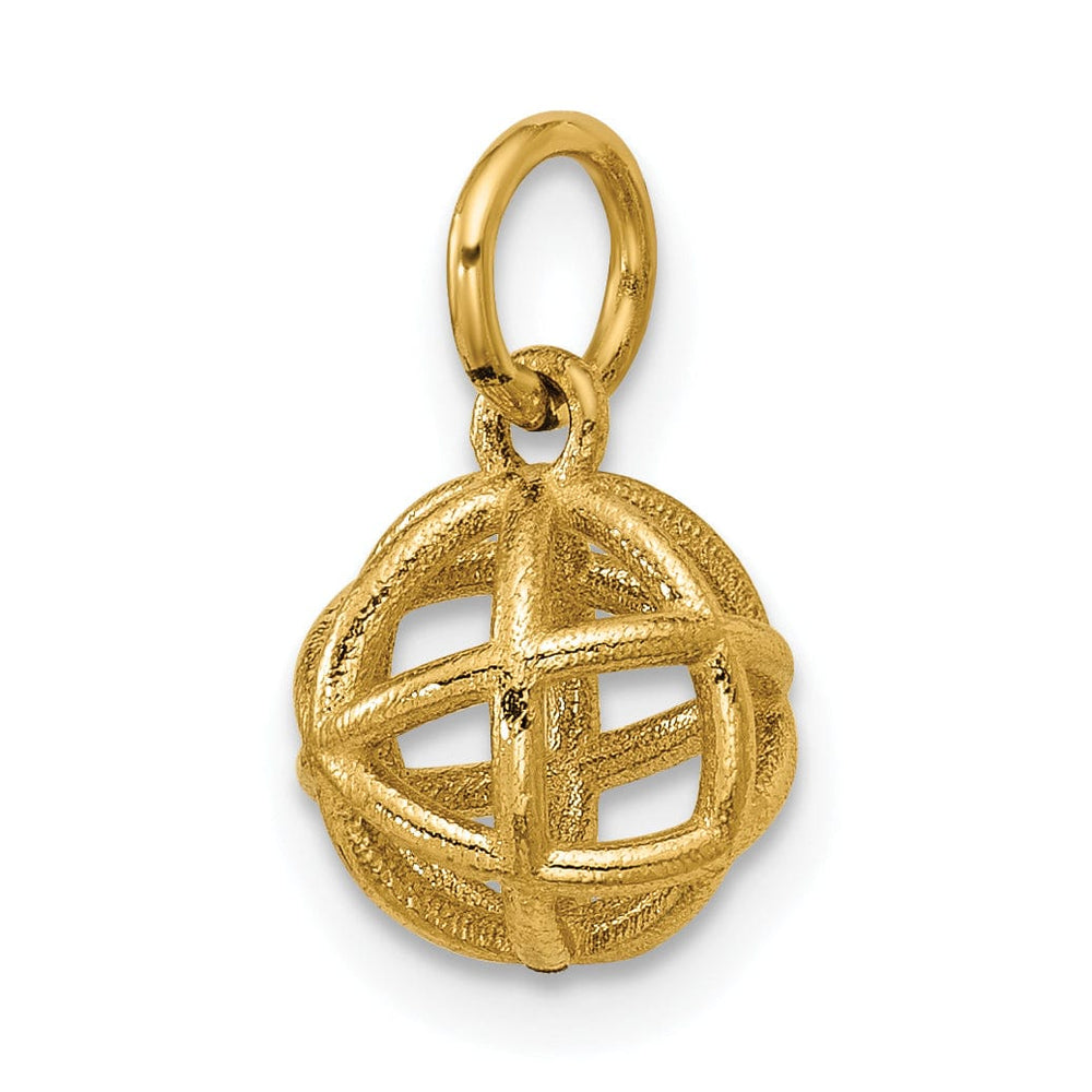 Lovely Rita's Pendants & Charms 14K Yellow Gold Polished Sphere Shape Pendant