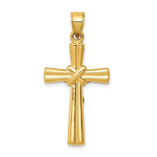 Lovely Rita's Pendants & Charms 14k Yellow Gold Reversible Crucifix Cross Pendant