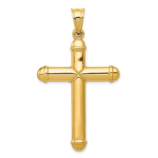 Lovely Rita's Pendants & Charms 14k Yellow Gold Reversible Crucifix Cross Pendant