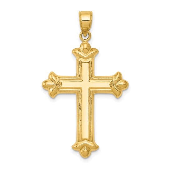 Lovely Rita's Pendants & Charms 14k Yellow Gold Reversible D.C Cross Pendant