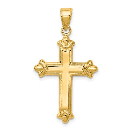 Lovely Rita's Pendants & Charms 14k Yellow Gold Reversible D.C Cross Pendant